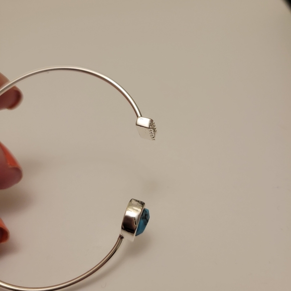 NEW Jules Smith Pave Bar + Stone Crystal Cuff - Picture 4 of 6